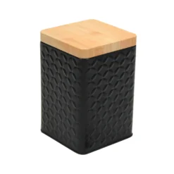 2er Set Metall Vorratsdose Mit Deckel 16x10,5x10,5cm - Schwarz 14 2er Set Metall Vorratsdose Mit Deckel 16x10,5x10,5cm - Schwarz -Mepalhom Geschaft 7136a02a01a75770e310119ad0282e34