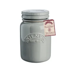 KILNER | Vorratsglas Aus Keramik, 0,6 Liter, 3 Farben: Grau -Mepalhom Geschaft 719241983fc91507c798f9d87f24b5db