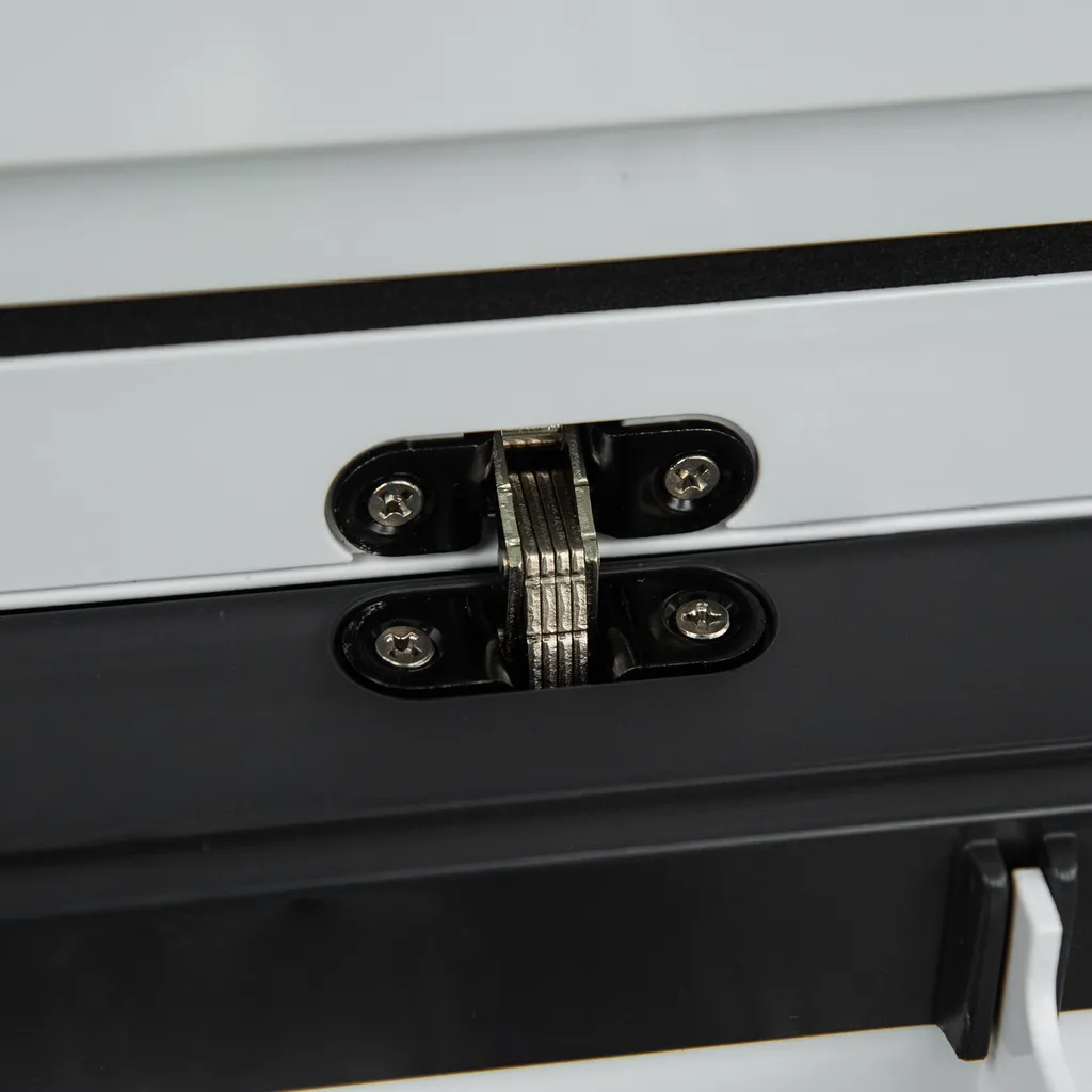 Outsunny Kühlbox Auto 30L Mit LCD-Anzeige Kompressor Autokühlschrank Elektrisch Boot Camper Reisen 12/24V DC Und 110-240V AC Weiß 9 Outsunny Kühlbox Auto 30L Mit LCD-Anzeige Kompressor Autokühlschrank Elektrisch Boot Camper Reisen 12/24V DC Und 110-240V AC Weiß – Bild 7