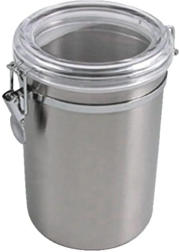 Metaltex Vorratsdose Mit Acryldeckel, 2,0 Liter, Silber 8 Metaltex Vorratsdose Mit Acryldeckel, 2,0 Liter, Silber – Bild 6