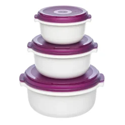 Emsa Micro Family Starter Set, Weiß/Brombeer, 0,5/1,0/1,5 L, 508455 -Mepalhom Geschaft 76db7dbcd5088d75f768c21cd845121c