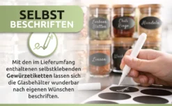 PORADA 12 Stapelbare Gewürzgläser Set 150ml Glasbehälter Mit Deckel Aufbewahrung Küche Gewürzdosen Vorratsdosen Glas Mit Deckel Aufbewahrungsgläser Küchenorganisation Aufbewahrung… 21 PORADA 12 Stapelbare Gewürzgläser Set 150ml Glasbehälter Mit Deckel Aufbewahrung Küche Gewürzdosen Vorratsdosen Glas Mit Deckel Aufbewahrungsgläser Küchenorganisation Aufbewahrung… -Mepalhom Geschaft 7842511bf94883786130b5a0c21f71b3