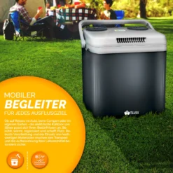 Tillvex Kühlbox Elektrisch 32L Grau | Mini-Kühlschrank 230 V Und 12 V Für KFZ Auto Camping | Kühlt & Wärmt | ECO-Modus -Mepalhom Geschaft 7b76e82e664a6dd754f6a4850224c946