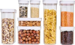 Emsa Trockenvorratsdose OPTIMA 5er Set (0,45/2x1/1,6/2,2L) -Mepalhom Geschaft 7cd17e9917658456b069d82bab622ee1