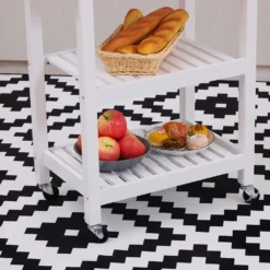 HOMCOM Servierwagen, Küchenwagen Mit Handtuchhalter, Küchentrolley, Beistellwagen Mit Schublade, Weiß, 64 X 39 X 84,5 Cm 17 HOMCOM Servierwagen, Küchenwagen Mit Handtuchhalter, Küchentrolley, Beistellwagen Mit Schublade, Weiß, 64 X 39 X 84,5 Cm -Mepalhom Geschaft 8199c64fdef23dc53547b13f2ef9a682