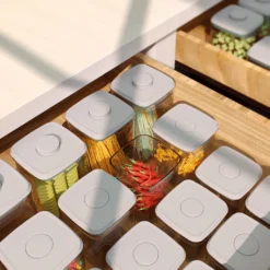 Frischhaltedosen Luftdict Vorratsdose 8-teilige-Set 8,14L Mit Deckel-POP-UP -Mepalhom Geschaft 81acc998348434ce5eb601e3b98a626b