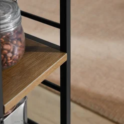 SoBuy FKW111-PF Küchenwagen Servierwagen Beistellwagen Rollwagen Teewagen Barwagen Küchenregal Mit Rollen BHT Ca.: 53x89x37cm -Mepalhom Geschaft 83a30035b537c0fd3b79e31c122e1f1b