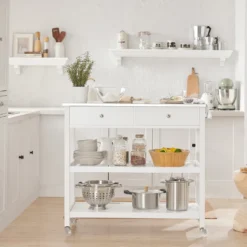 SoBuy® Küchenwagen Flurschrank Sideboard Beistelltisch Konsolentisch FKW47-W 15 SoBuy® Küchenwagen Flurschrank Sideboard Beistelltisch Konsolentisch FKW47-W -Mepalhom Geschaft 8439f5e64808df7bb42ce4e0f544e80e