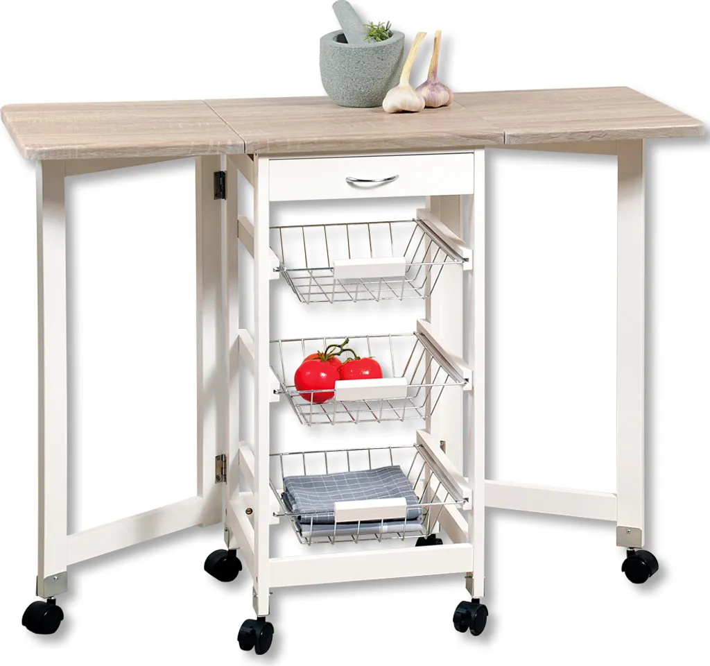 Kesper Küchenwagen Mit Erweiterbarer Arbeitsfläche 2581713 3 Kesper Küchenwagen Mit Erweiterbarer Arbeitsfläche 2581713