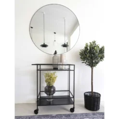 House Nordic Vita Servierwagen Schwarz | Barwagen Mit Rollen Inkl. Bremsen | Schlichtes Metallgestell Im Industrie-Design -Mepalhom Geschaft 88d69b032f09943b9df03ff24203b9e0