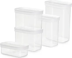 Emsa Trockenvorratsdose OPTIMA 5er Set (0,45/2x1/1,6/2,2L)