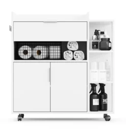 Servierwagen "Karl" In Weiß Universal Haushaltswagen Auf Rollen Mit Vielen Einsatzmöglichkeiten -Mepalhom Geschaft 8c040bb76f946e882ea95b2cea1cec06