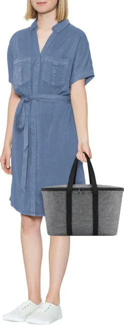 Reisenthel Coolerbag Twist Silver Kühltasche Faltbar 20 L - Twist Silver -Mepalhom Geschaft 8c0c33048b525442b36131924e87af49