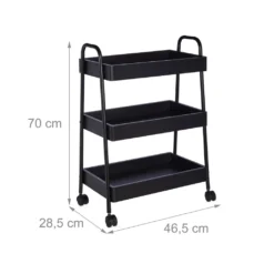 Relaxdays Rollwagen Mit 3 Ablagen -Mepalhom Geschaft 8ce6a67492a82ca08c39901845c13efa