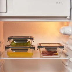 PIE LOCK Vorratsdosen 6 Teilig Eckig - Vorratsdosen Set Mikrowellengeeignete Essensbox Vorratsbehälter - Grau Glasdose Lunchbox Vorratsgläser Set 20 PIE LOCK Vorratsdosen 6 Teilig Eckig - Vorratsdosen Set Mikrowellengeeignete Essensbox Vorratsbehälter - Grau Glasdose Lunchbox Vorratsgläser Set -Mepalhom Geschaft 8d068767466fb69ef6f25ff087aabb26