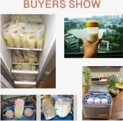 Kühltasche Für Muttermilch, Babyflasche, Wasserdicht, Für Gefrierschrank, Mama, Reiserucksack, Tragbar, Wärmeisoliert, Lunchbox Für Damen, Herren, Kinder, Große Kapazität, Handtasche,Grey -Mepalhom Geschaft 8d12197cb387ceb7fc9ddbd976b93ca9