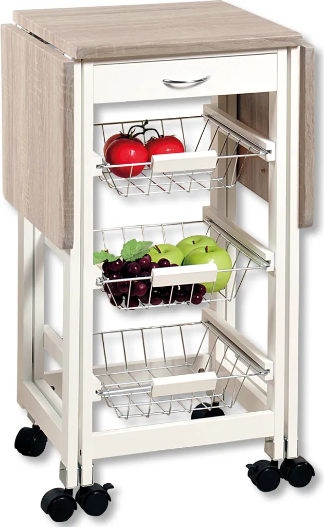 Kesper Küchenwagen Mit Erweiterbarer Arbeitsfläche 2581713 4 Kesper Küchenwagen Mit Erweiterbarer Arbeitsfläche 2581713 – Bild 2