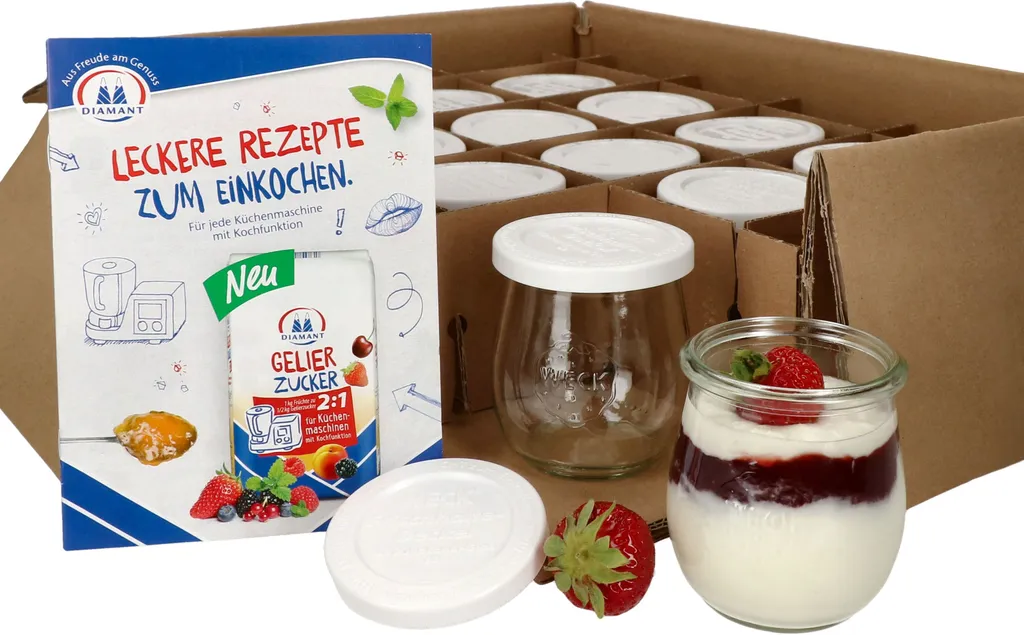 MamboCat 12er Set Weckgläser Tulpenglas Mit Frischhalte-Deckel 220ml + Rezeptheft 3 MamboCat 12er Set Weckgläser Tulpenglas Mit Frischhalte-Deckel 220ml + Rezeptheft