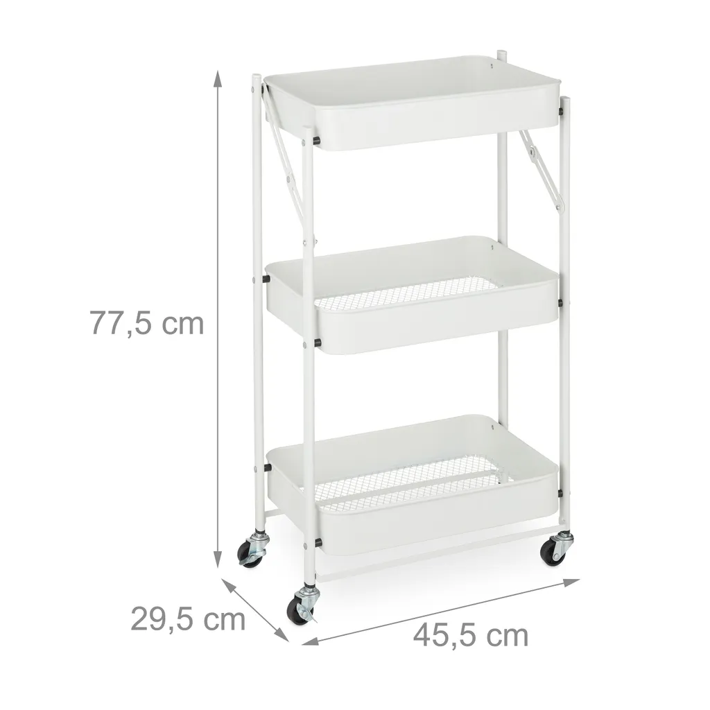 Relaxdays Faltbarer Rollwagen 6 Relaxdays Faltbarer Rollwagen – Bild 4