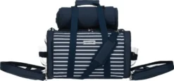 Anndora Picknick Kühltasche + Decke + Zubehör - Blau Weiß Gestreift - Blau 13 Anndora Picknick Kühltasche + Decke + Zubehör - Blau Weiß Gestreift - Blau -Mepalhom Geschaft 945cefd7cf9256ffad50fa3fc2597a21