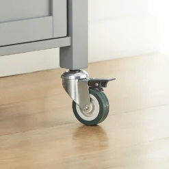 SoBuy FKW22-HG Küchenwagen Mit Edelstahlplatte Küchenrollwagen Servierwagen Rollwagen Getränkewagen Fürs Büro BHT Ca.: 60x92x44cm -Mepalhom Geschaft 947a60661835c90d7f65ef4c7922826a