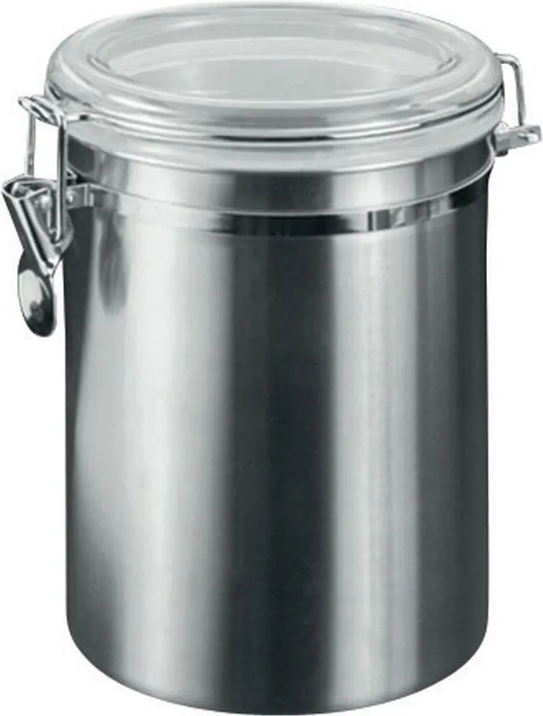 Metaltex Vorratsdose Mit Acryldeckel, 2,0 Liter, Silber 5 Metaltex Vorratsdose Mit Acryldeckel, 2,0 Liter, Silber – Bild 3