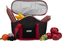 Anndora Kühltasche 20 L - Schwarz Weiß Gepunktet Isoliertasche Einkaufstasche - Snövit - Schwarz-Rot 14 Anndora Kühltasche 20 L - Schwarz Weiß Gepunktet Isoliertasche Einkaufstasche - Snövit - Schwarz-Rot -Mepalhom Geschaft 9ed0693df820dea0f314de99450d27f4