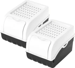 Kartoffelbox Kunststoff Circa 7,7 Liter 2 Stück : Weiß / Schwarz -Mepalhom Geschaft a0afc360390ea7e0dfc57c8037275f0e