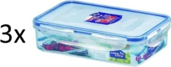 Lock & Lock 3er Set Multifunktionsbox 800ml, Frischhaltedose Mit Ablaufgitter HPL816T X 3 -Mepalhom Geschaft a17d74d41a94f937f3f710ba182ecdea