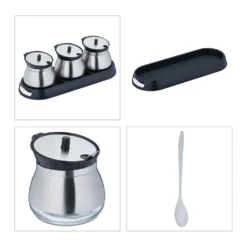 Relaxdays 3er Gewürzgläser Set Mit Tablett 17 Relaxdays 3er Gewürzgläser Set Mit Tablett -Mepalhom Geschaft a1ebcff86a65a2836fc51c41899aafa9