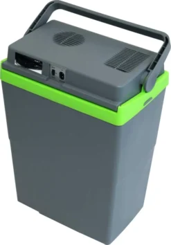 MAXXMEE Kühlbox - Wahlweise Via Netzkabel Oder KFZ-Anschluss - 22l Volumen - Grau/limegreen Kühlbox Camping Kühlschrank 22L Auto 12V 230V Thermobox Elektrisch Picknick Grau -Mepalhom Geschaft a54e9d2de87b4adf590006b26a05aec4