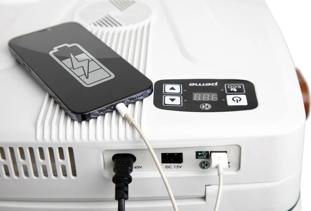 Tragbare Kühlbox Peme Ice-on Mini-Kühlschrank Für Auto Und Camping 32 Liter - In Pine Forest Grün 6 Tragbare Kühlbox Peme Ice-on Mini-Kühlschrank Für Auto Und Camping 32 Liter - In Pine Forest Grün – Bild 4