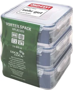 Lock & Lock LocknLock Classic Vorteilspack 3tlg. 2,61L 3 X HPL823 (870ml) HPL823O3 -Mepalhom Geschaft a909ef2fc097b86fbab585966a496f15