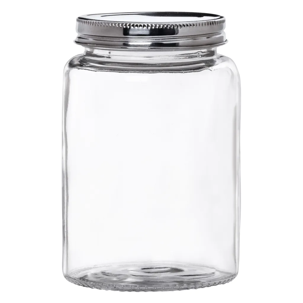 8-tlg. Vorrats-Gläserset Doria 520 Ml + 320 Ml Gewürzglas Mit Schraub-Deckel Silber Gläser 3 8-tlg. Vorrats-Gläserset Doria 520 Ml + 320 Ml Gewürzglas Mit Schraub-Deckel Silber Gläser