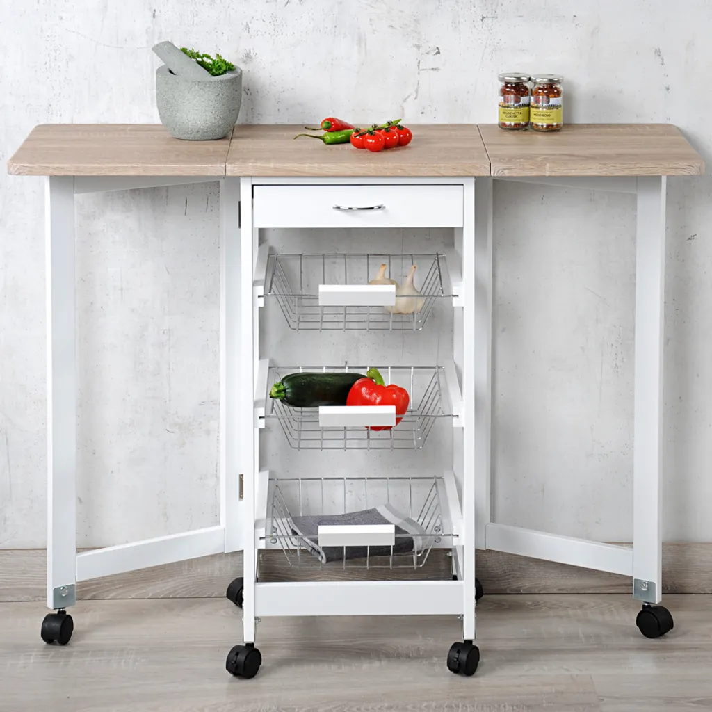 Kesper Küchenwagen Mit Erweiterbarer Arbeitsfläche 2581713 6 Kesper Küchenwagen Mit Erweiterbarer Arbeitsfläche 2581713 – Bild 4