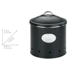 Wenko Aufbewahrungsdose Nero Mit Löchern 4 L -Mepalhom Geschaft b4fe7754089feb76354d4a28b9de712a