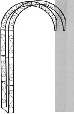 Siena Garden I5724GBB Rosenbogen Cambridge 130x35x245cm (1 Stück)