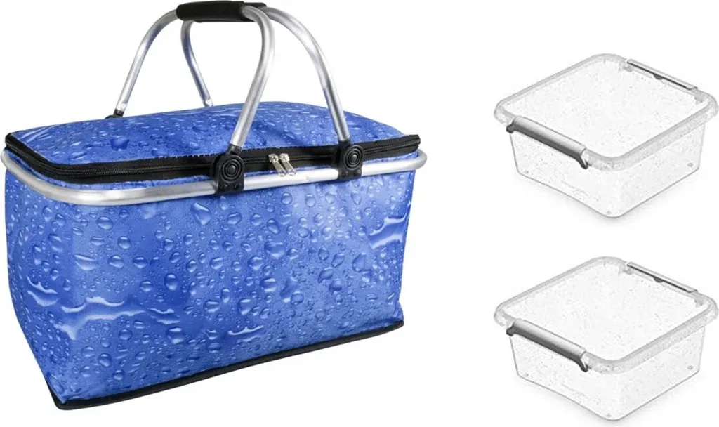 30 Liter Kühltasche + Vorratsdosen 1,15 L 3 30 Liter Kühltasche + Vorratsdosen 1,15 L