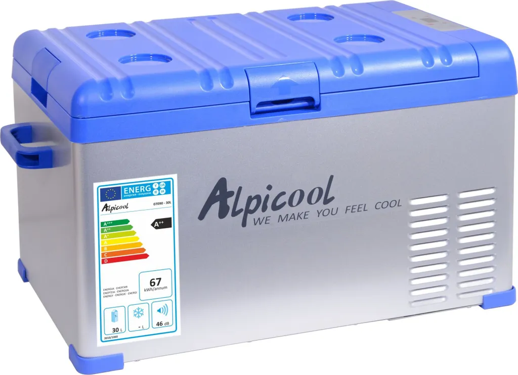 Compass 07090 - Kühlbox ALPICOOL Mit Kompressor 30l 230/24/12V -20°C BLAU 3 Compass 07090 - Kühlbox ALPICOOL Mit Kompressor 30l 230/24/12V -20°C BLAU