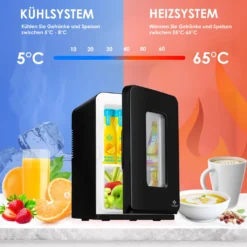 KESSER® 2in1 Mini Kühlschrank Kühlbox 15 Liter Kühl Und Heizfunktion Tragbarer AC DC 220-240V/12V Steckdose Und Zigarettenanzünder Warmhaltebox Mini-Thermobox Auto Büros Zimmer Camping Garten , Farbe:Schwarz, Größe:15L -Mepalhom Geschaft bc009d904a0d8dae05b3e9f82d37bd56