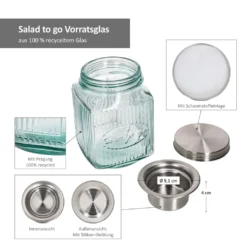 3tlg Set Salat To Go Vorratsglas 1L Lunch-Box Für Salat Nachhaltig Aufbewahrung 13 3tlg Set Salat To Go Vorratsglas 1L Lunch-Box Für Salat Nachhaltig Aufbewahrung -Mepalhom Geschaft bc997b6a30249ed386429271fa1d96ce