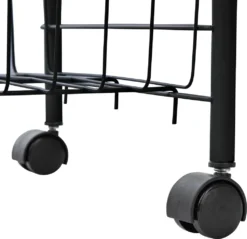 ONVAYA® Beistellwagen Susi Mit 4 Körben | Schwarz | 39x26x76 Cm | Rollwagen | Küchenwagen | Wagen | Metall | Regal | Bad | Servierwagen | Haushaltswagen | Allzweckwagen | Küchentrolley -Mepalhom Geschaft bda47c6a8527c56cd2369ce8ff9207eb