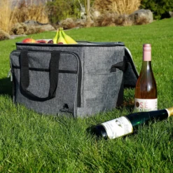 CampFeuer Kühltasche 30 Liter, Grau-meliert, Leicht Und Wasserdicht -Mepalhom Geschaft be1ebc08a4004892e1be44234a554ea9