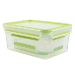 Emsa Frischhaltedose CLIP & CLOSE, 3er Set, 0,55/1,0/2,30 L, Farbe Grün -Mepalhom Geschaft bf3d90dbdbc74bc9b94fe33e1dc7e9ec