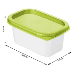 ROTHO Set Gefrierdosen 4 X 0.2 L DOMINO, Farbe:Limettengrün -Mepalhom Geschaft c7bdeaf90dc2badb4888f9de46247f32