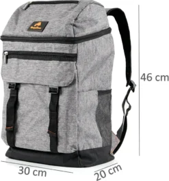 CampFeuer Kühlrucksack 20 Liter Grau, Leicht Und Wasserdicht -Mepalhom Geschaft c942329daf1f4be376bbef383ef0e3ce