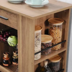 KESPER Küchenwagen, Walnussoptik, 50 X 37 X 85 Cm 2580913 -Mepalhom Geschaft cb6e9292e0b2316fc90277f467234d01