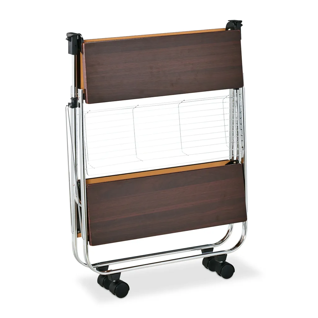 Relaxdays Klappbarer Servierwagen 8 Relaxdays Klappbarer Servierwagen – Bild 6