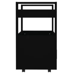 VidaXL Küchenwagen Schwarz 60x45x80 Cm Holzwerkstoff -Mepalhom Geschaft d4c626fb7b7c44d9fb73d6544382cb86