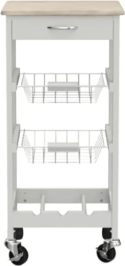 Kesper Küchenwagen Mit Schublade, Weiß, 2581413 -Mepalhom Geschaft d4fb42bc5ab546f1bdad6c5037f8cdfd